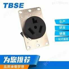 荐  TBSE 美式工业插座带面板 美标插座  NEMA 10-30R工业插座