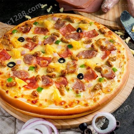 鑫美臣9寸披萨 半成品烘培原料 西式快餐