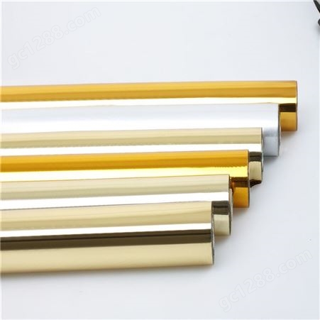 金银浅金色系列电化铝纸张覆膜塑料厂家定制 色彩鲜明 操作简单