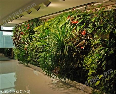 西安垂直绿化 仿真绿色植物墙 垂直绿化公司 