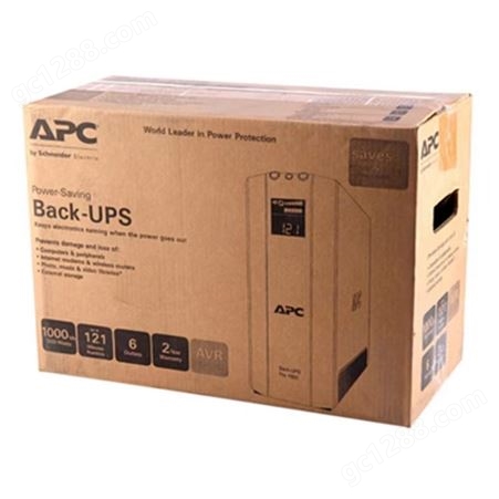 APC 供应 BR1000G-CN UPS不间断电源1000VA/600W兼容NAS自动识别