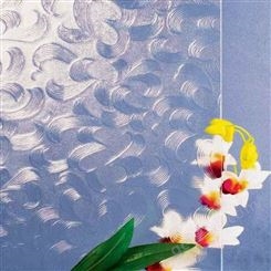 大鑫工厂批发优质3 4 5 6mm海棠压花玻璃长期供应各种压花建筑玻璃