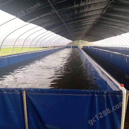 农业灌溉蓄水袋 PVC刀刮布养殖鱼池 大型加厚养鱼刀刮布水池篷布