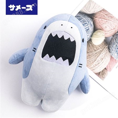 贝贝玩具大毛绒玩具公仔 新创意鲸鲨鱼抱枕