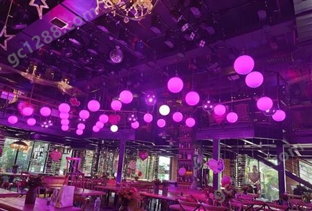 LED动能球 舞台升降设备 LED矩阵球 商场中庭挂式 酒吧升降灯