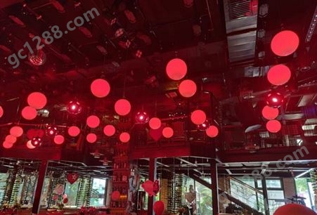 LED动能球 舞台升降设备 LED矩阵球 商场中庭挂式 酒吧升降灯