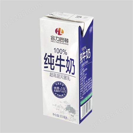 液体包装盒 牛奶 乳饮料 果汁液体普通砖包 合力