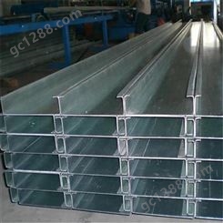 柳钢C型钢 钢结构厂房檩条专用 现货直销 冲孔C型钢