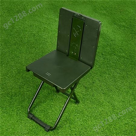 新材料军绿色折叠椅 手提式折叠椅 户外便携式折叠桌椅