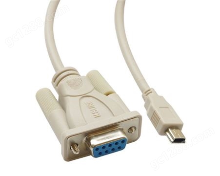 DB9串口转USB5P 数据线 9母转接线 九针RS232连接线生产