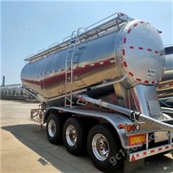 轻型散装水泥运输车 45立方轻量化铝合金粉罐车 坚固承压强
