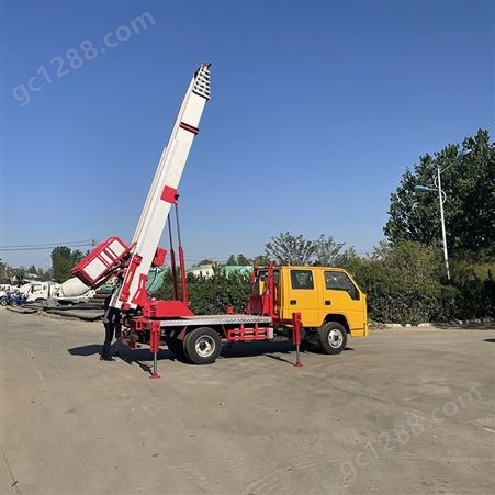 32米云梯材料运输云梯车 电力抢修高空作业车 韩国进口梯臂