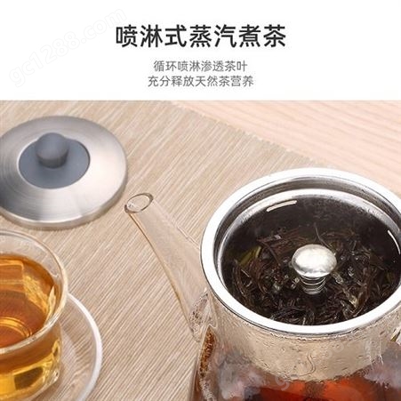 鸣盏玻璃加厚煮茶器 蒸茶壶 MZ-8008 商务礼品团购 企业送礼