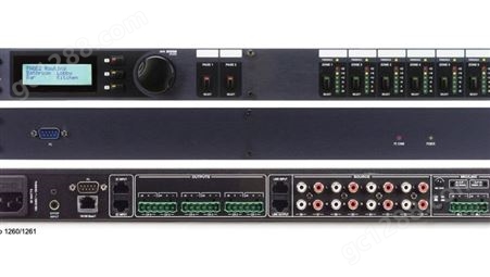 DBX zonePRO 641/641M数字音频处理器 6进4出 带以太网络接口