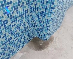 融科仿泳池马赛克胶膜 耐高温温泉防水材料 聚氯乙烯PVC夹网布