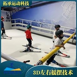 折叠型滑雪机室内滑雪机生产供应双丝杆升降 拓承TC