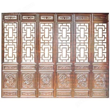 温州仿古木制大门的制造价格 东斐仿古木门生产厂家质量好