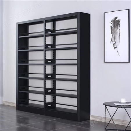 图书室书架 简易组合多层单双面钢制资料架 莱特柜业