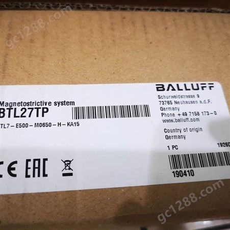 BALLUFF传感器BTL7-E500-M0650-H-KA15德国进口假一罚十