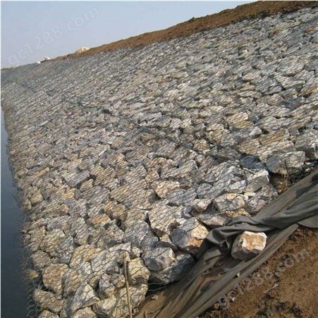 明投 石笼网镀锌包塑河道护坡防汛治理铅丝笼 结实