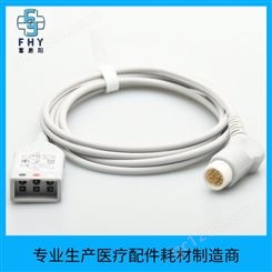 富惠阳OEM兼容M1191 12针转AA型三导美标电缆