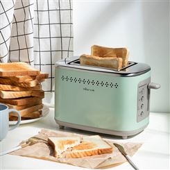 Bear小熊DSL-C02A1三明治早餐机烤面包片机多士炉不锈钢吐司机