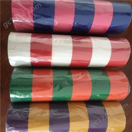 彩色胶带 水布基地毯封箱胶带 高粘性可手撕不易断 多色可选