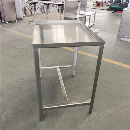 304不锈钢双层工作台 多功能不锈钢操作台不锈钢桌子定制