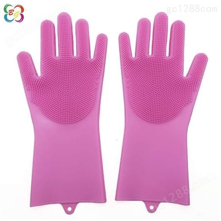 硅胶手套长款博高硅胶多功能家务清洁手套生产厂家