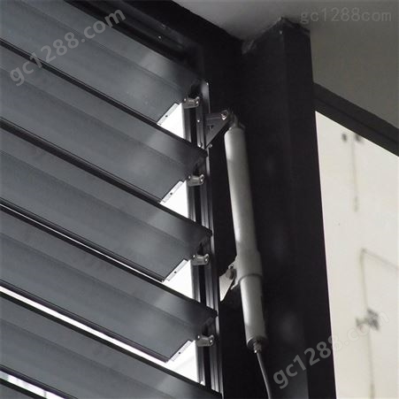 电动铝合金百叶窗 加厚型材 防水防锈规格齐全按需定制